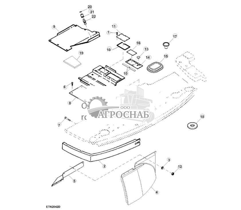 Пол, подножка 